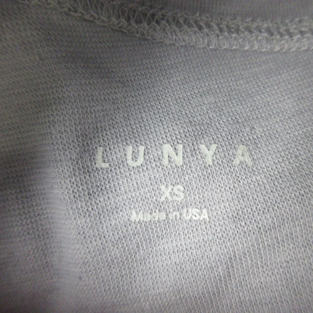 LUNYA Restore Pocket Legging Grey Supima Cotton Lounge Pants XS Made in USA - Picture 10 of 12